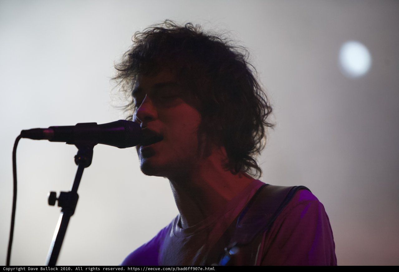 Andrew VanWyngarden Rocks the Mic at Coachella