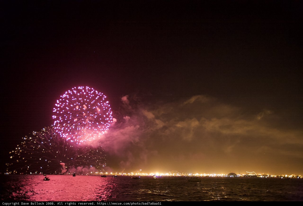 Fireworks Spectacle over San Francisco Bay