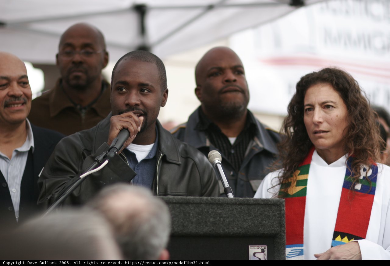 Addressing the Crowd