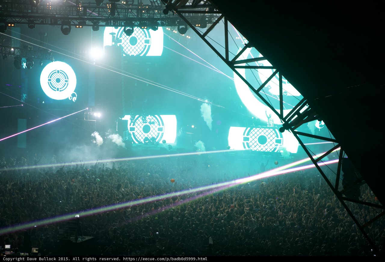 Rocking the Stage: A Massive Crowd at the Coachella 2015 Concert