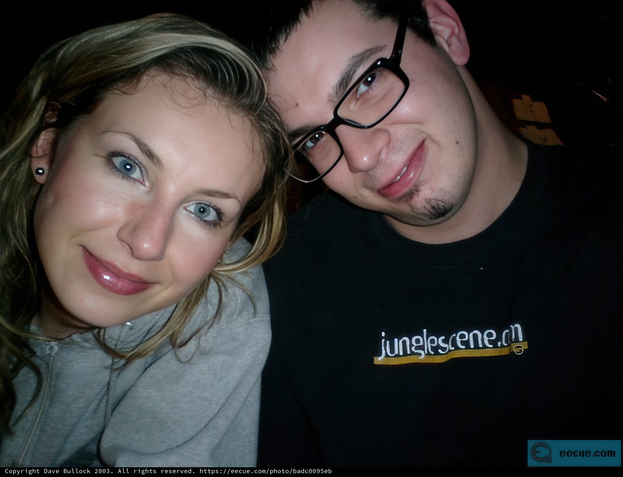 Smiling Couple with Glasses