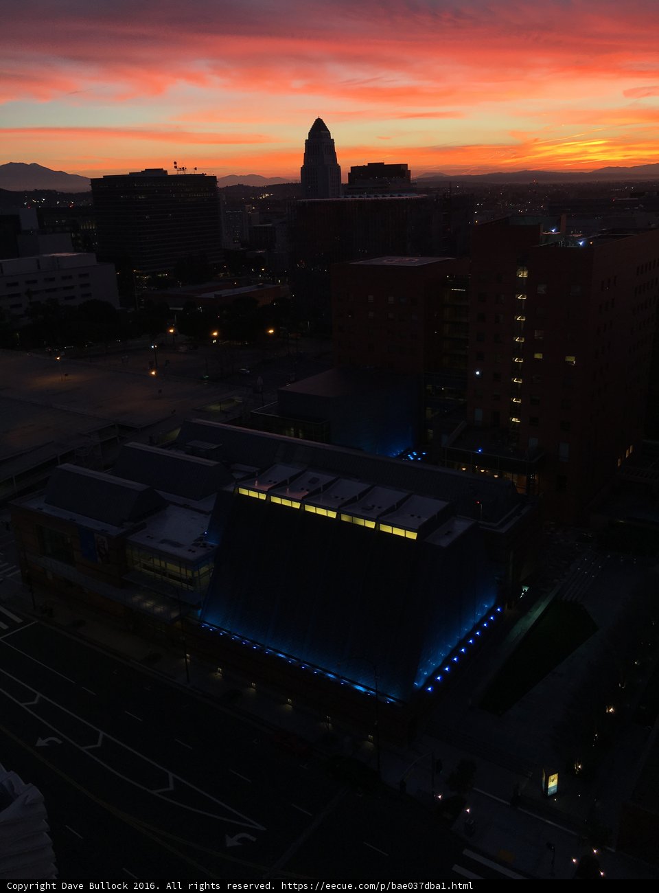 Salt Lake City Skyline at Sunset
