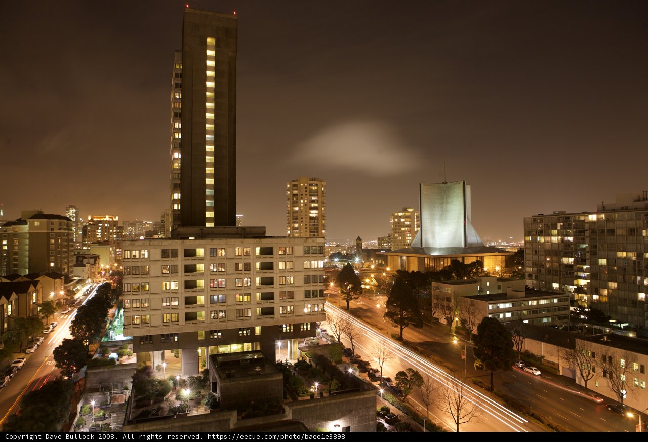 A Dazzling View of the City Metropolis