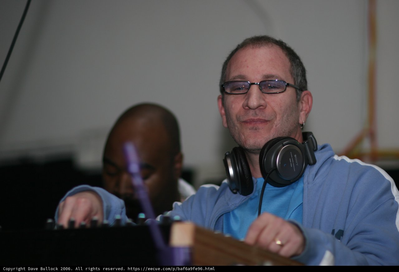 Music Man in Glasses and Headphones