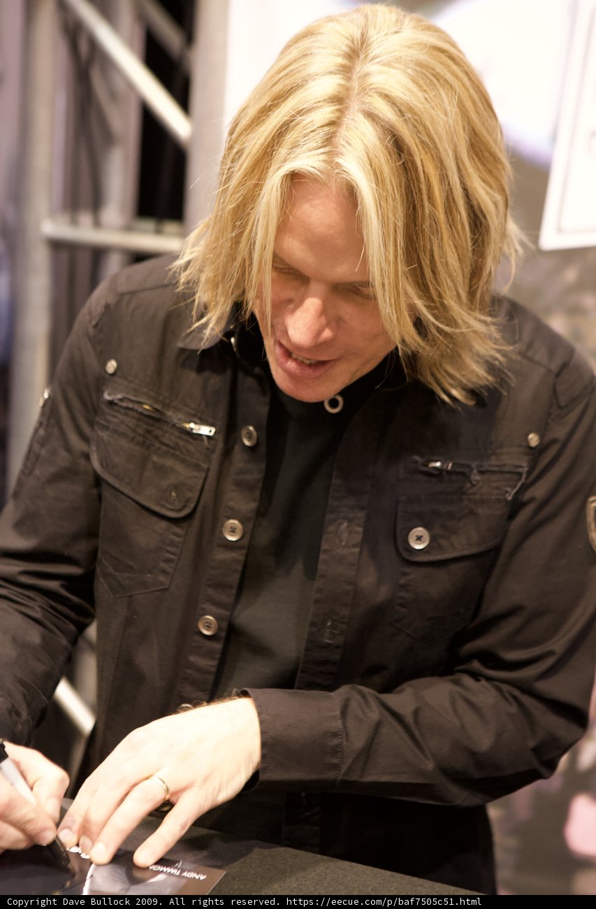 Blonde-Haired Man Rocks NAMM 2009