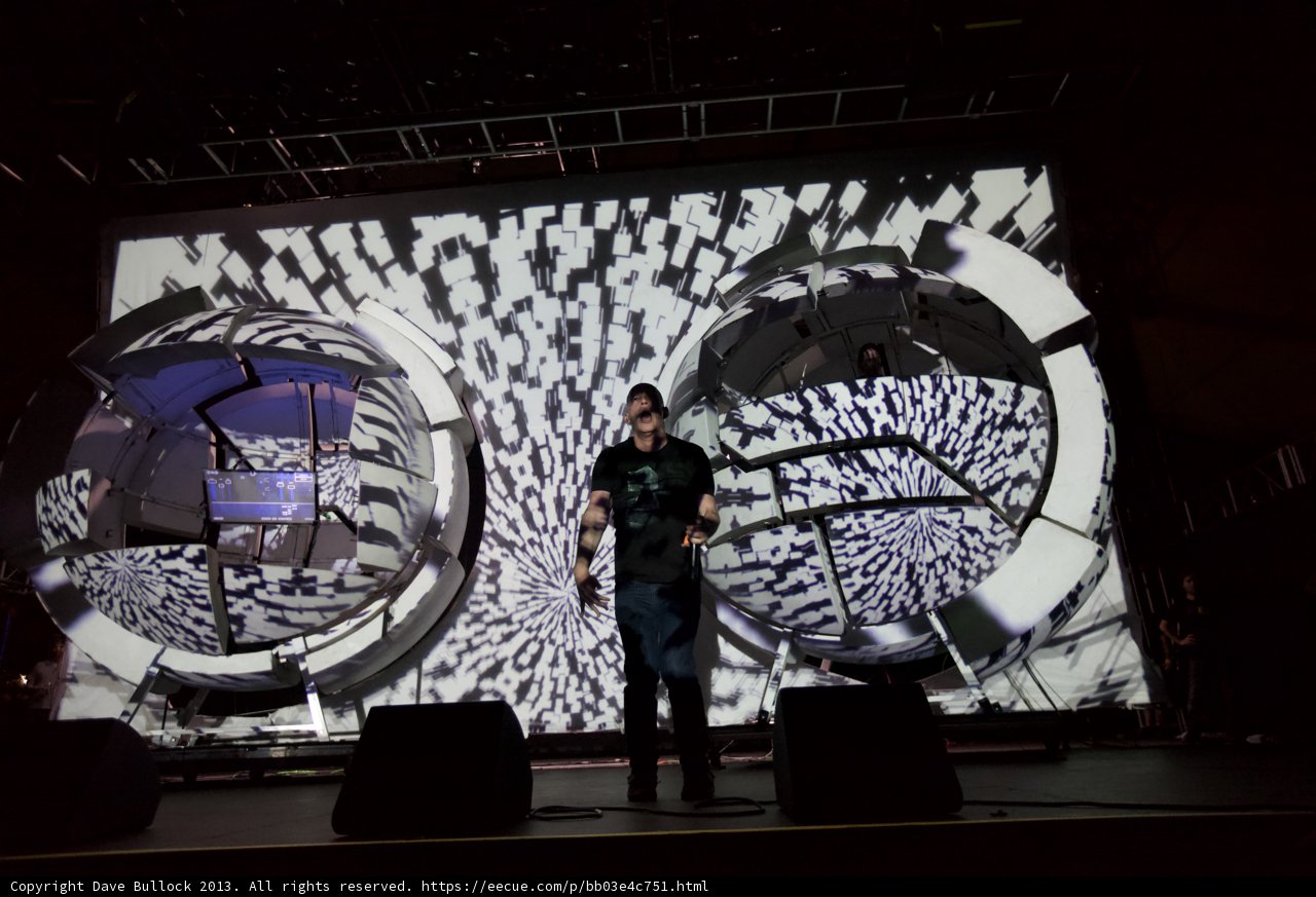 Man on Stage at Coachella