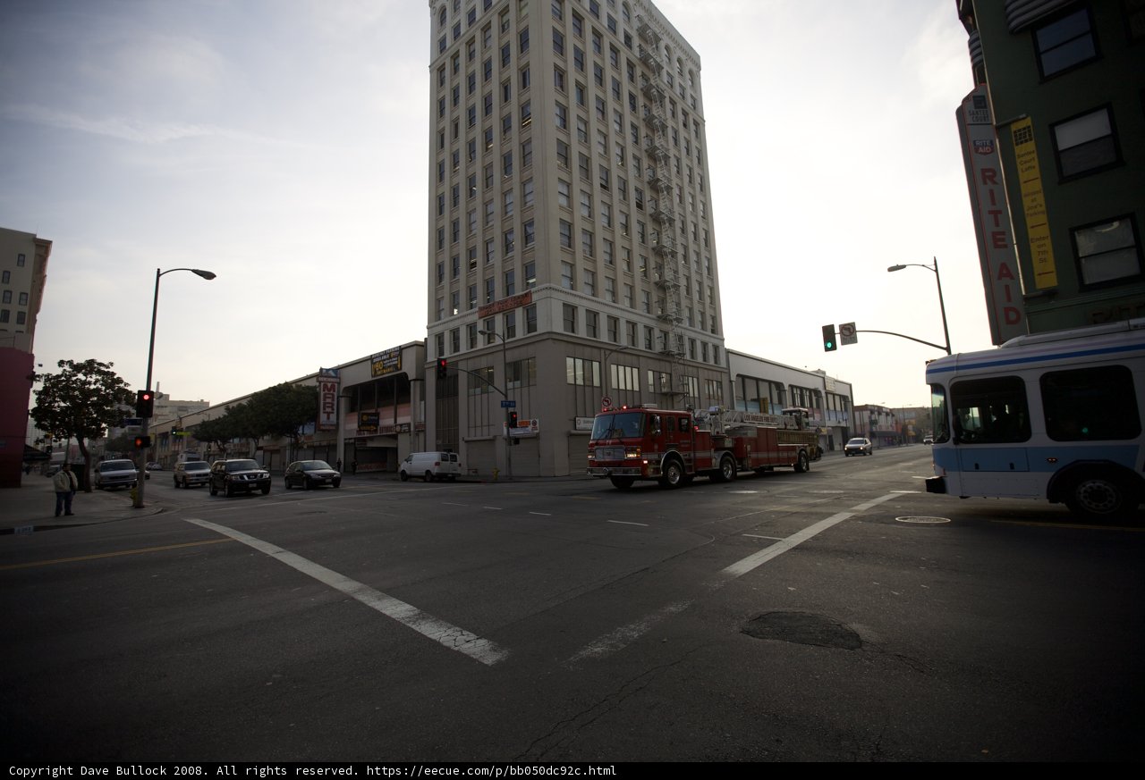 Fire Truck in the City