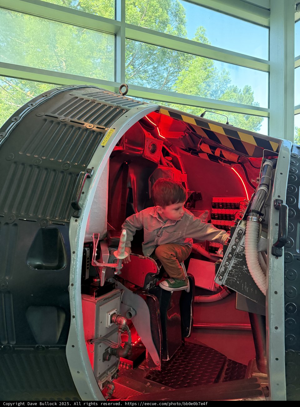 Young Explorer in the Capsule