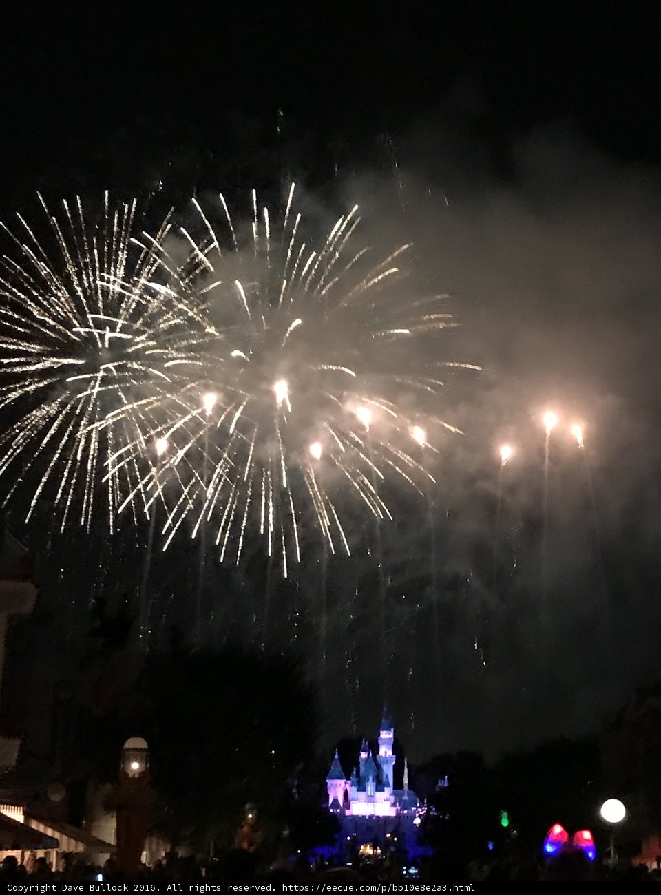 Disneyland's Dazzling Fireworks Display