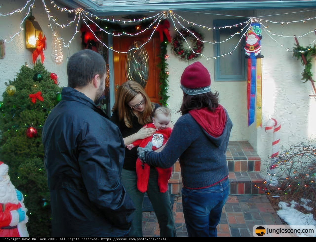 The Daves Family Christmas Portrait