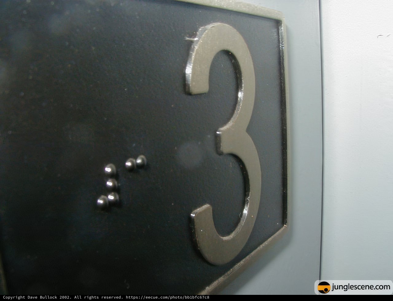 Door with Number 3