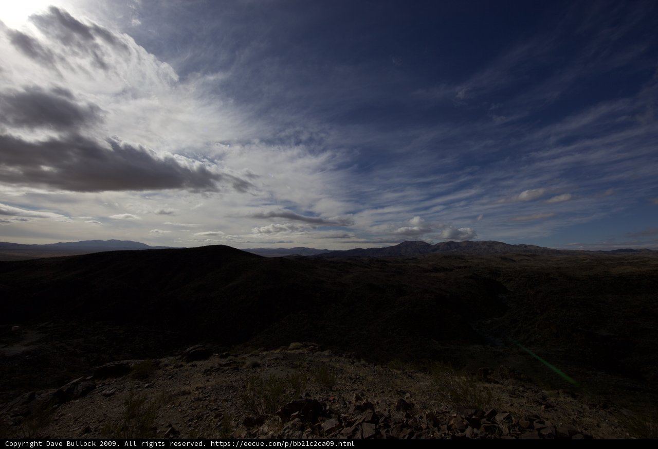 Mountain and Cloud Views from the Hill