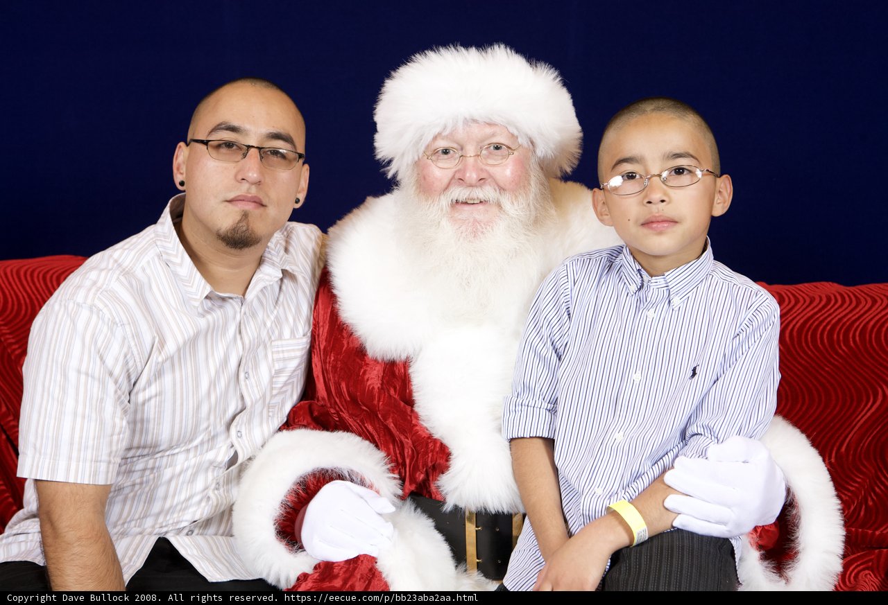A Festive Snapshot with Santa Claus