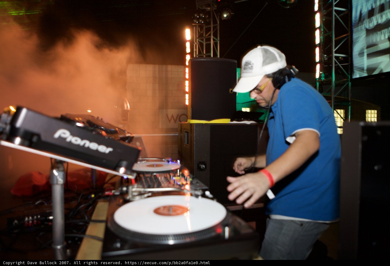 DJ in Blue