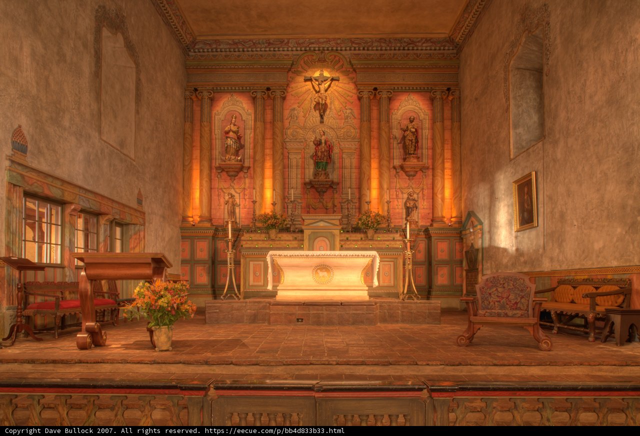 Peaceful Prayers at the Altar