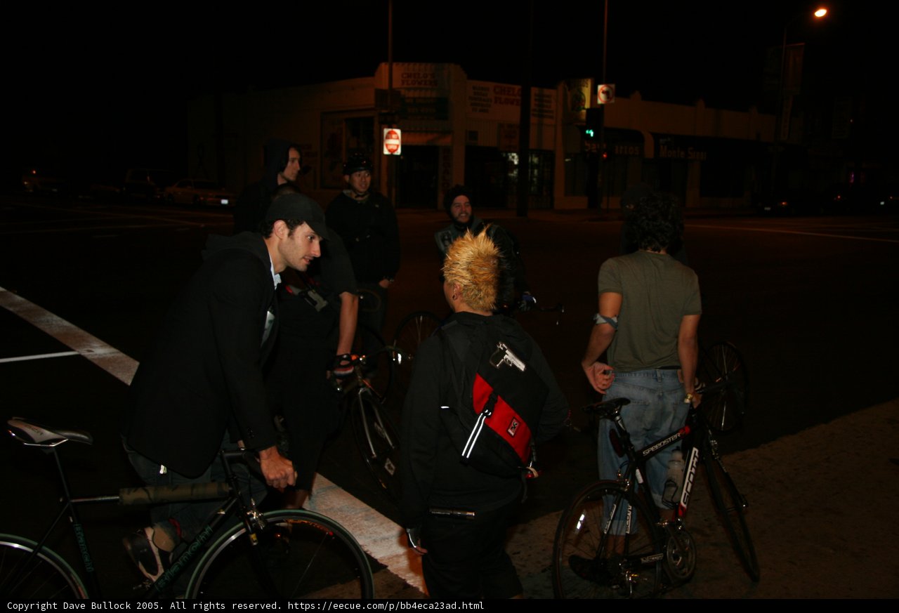 Nighttime Cyclists