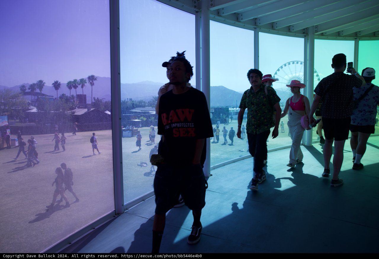 Contrasts and Colors at Coachella 2024