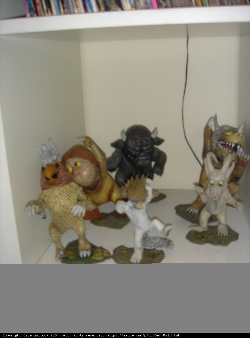 Figurine Collection on Shelf