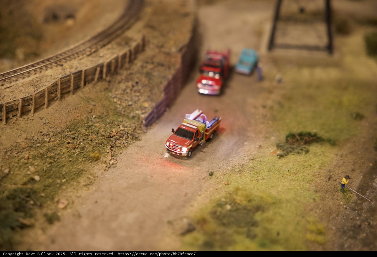 Miniature Adventure on Gravel Path