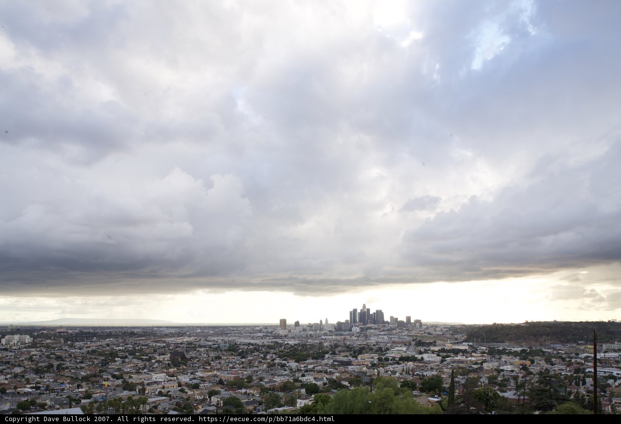 Cloudy Sky Over the City