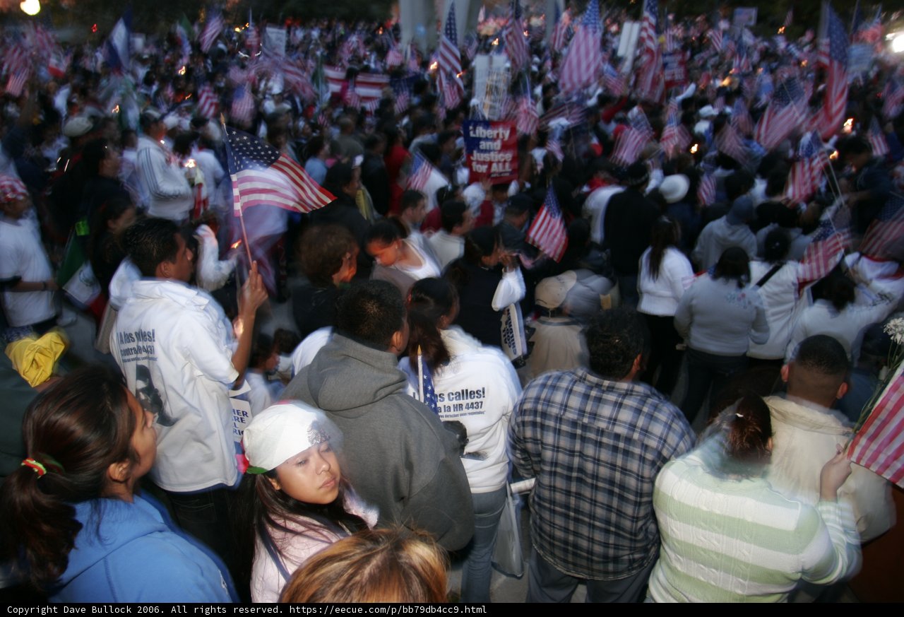 Patriotic Crowd