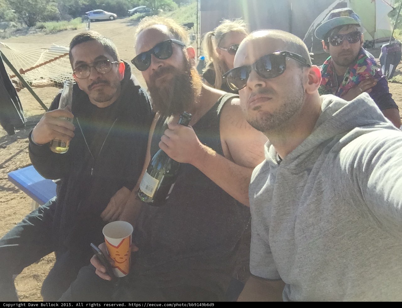 Three Men Enjoying a Drink in Warner Springs