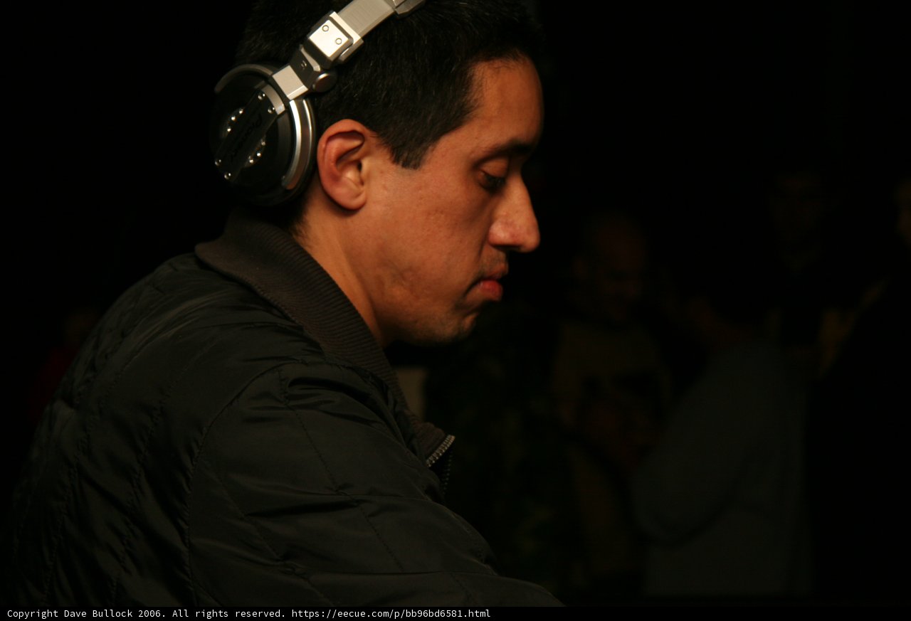 Partygoer with Headphones