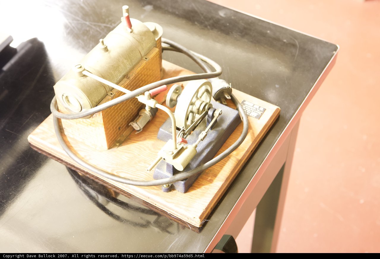 Small Machine with Wires and Motor