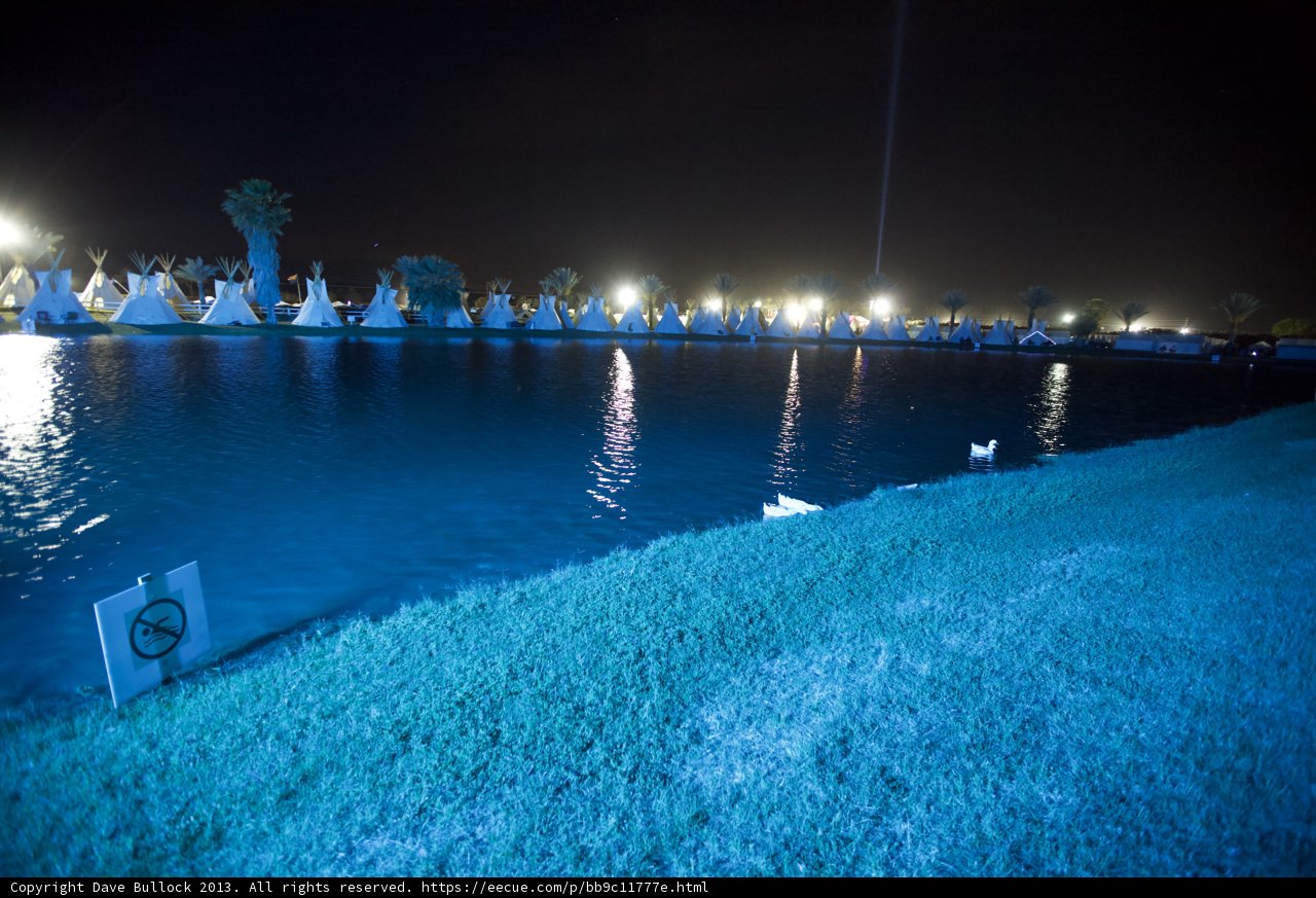 Nightfall at the Lakeside Resort