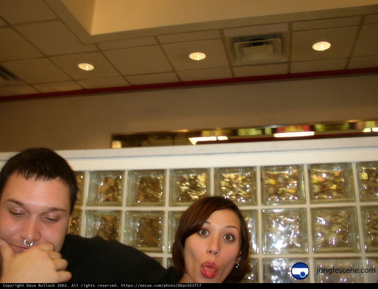 Silly Faces Over Lunch