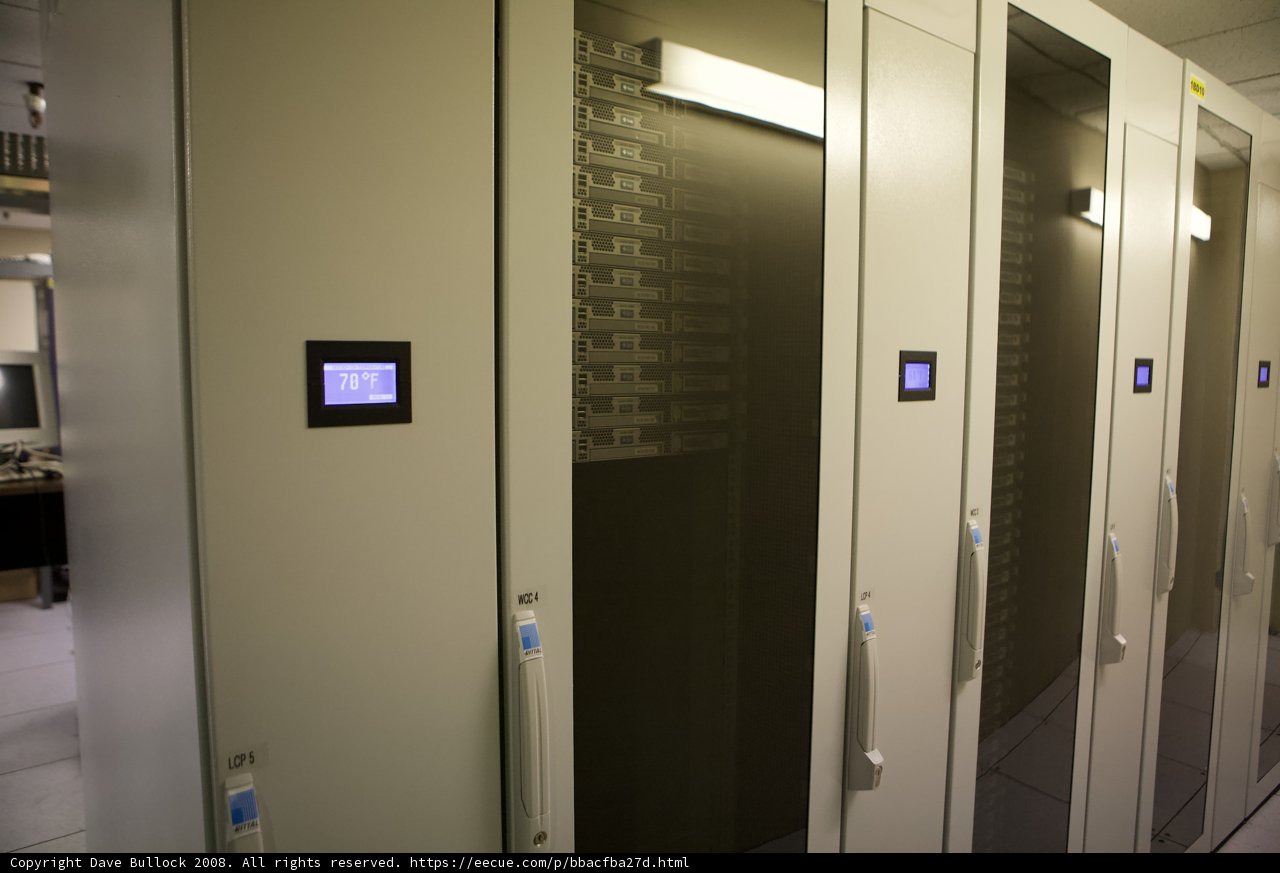 Rows of Servers in Data Center