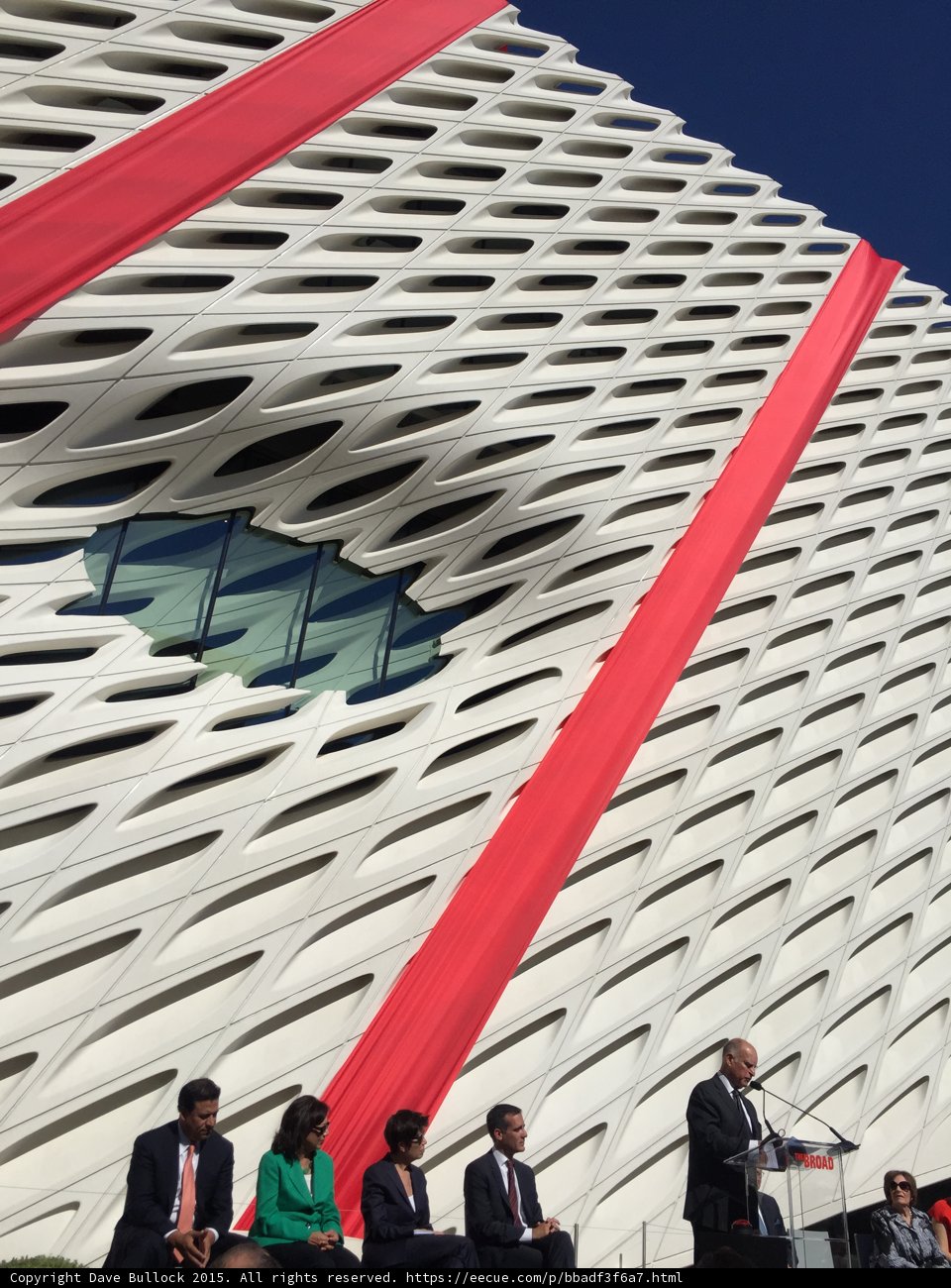 Ribbon-cutting ceremony at The Broad