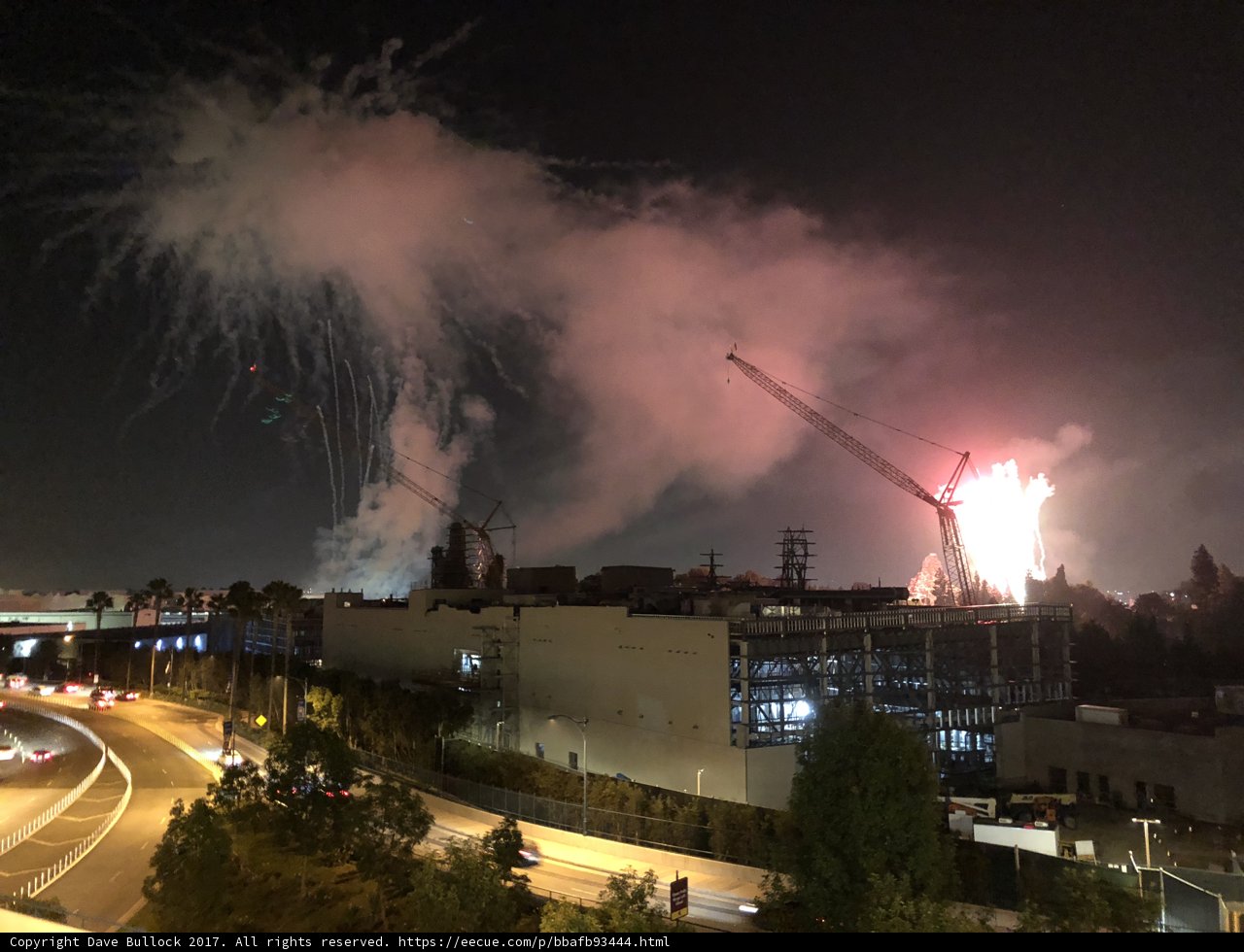 Fireworks Light up City Skyline
