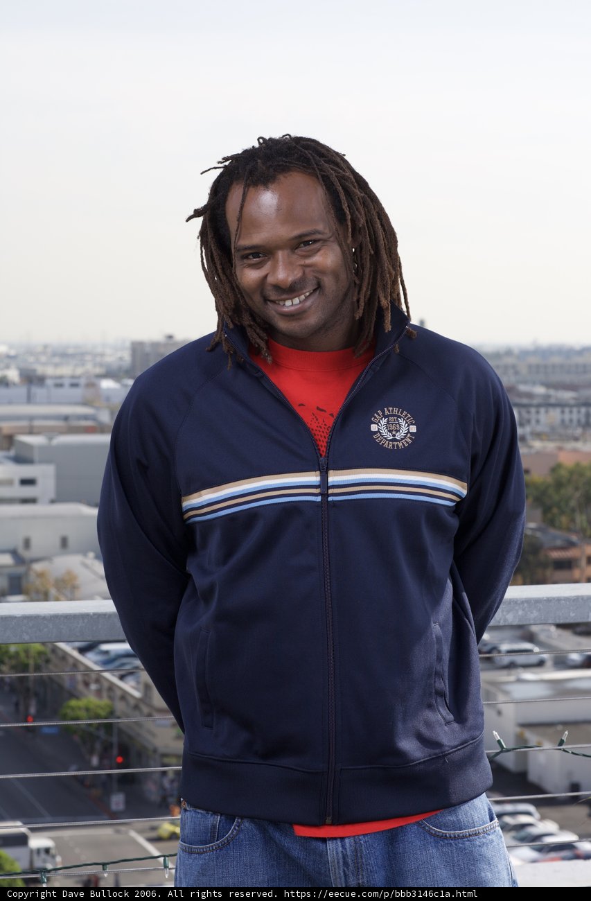 Dreadlocked James in his Favorite Fleece Jacket