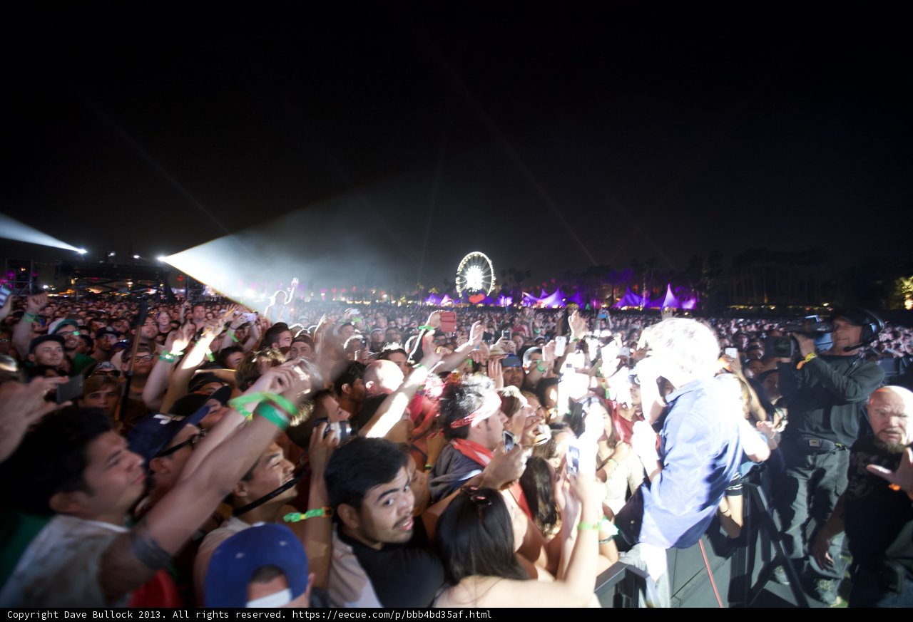 A Sea of Hands at Coachella