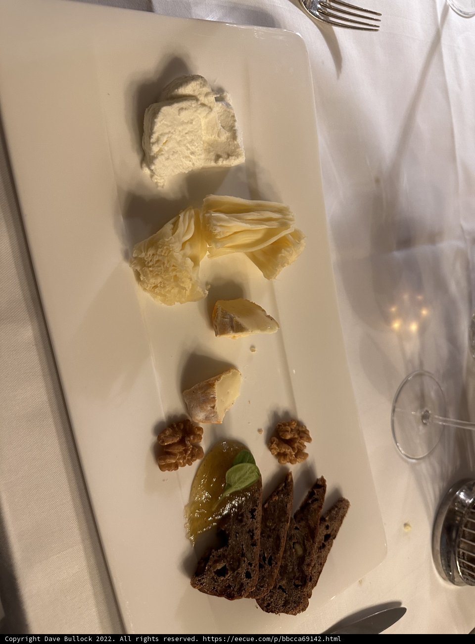 Swiss Cheese and Nut Plate