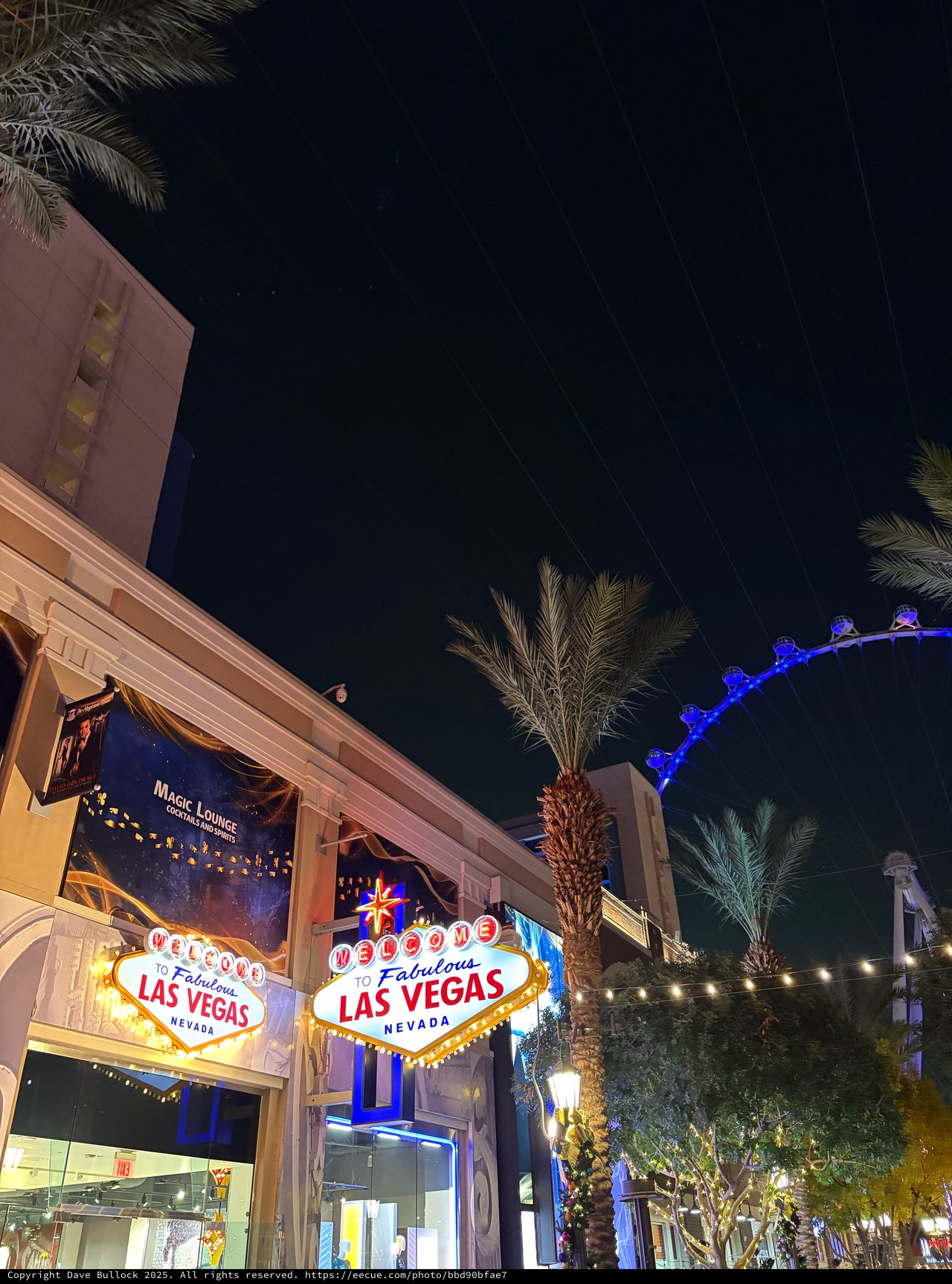 Welcome to Fabulous Las Vegas Sign at Night