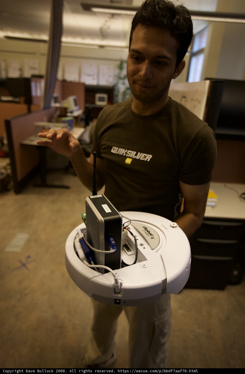 Man Controlling Technology
