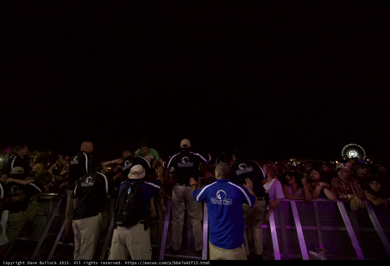 Neetu David Amongst the Coachella Crowd