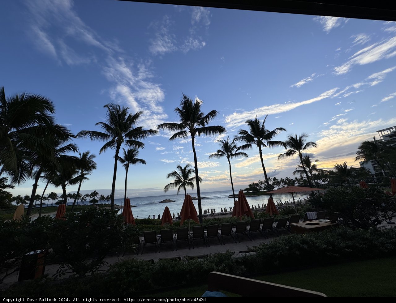 Tropical Paradise at Sunset