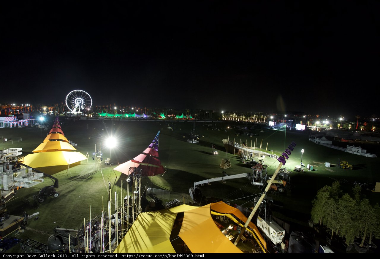 Nighttime Metropolis at the Fairgrounds