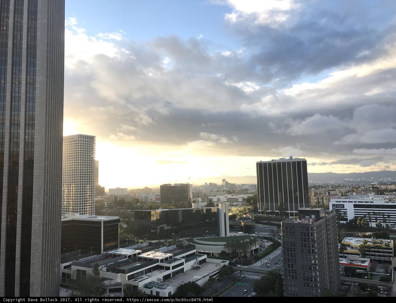 Sunset over the Urban Metropolis