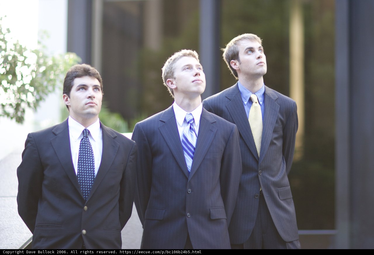 Three Men in Formal Suits