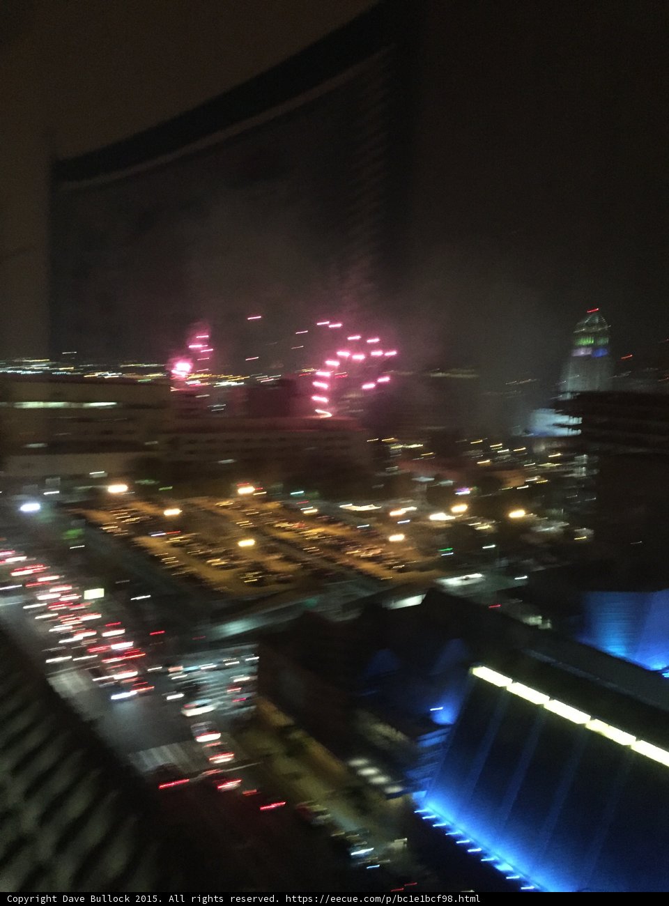 Fireworks Trails Night