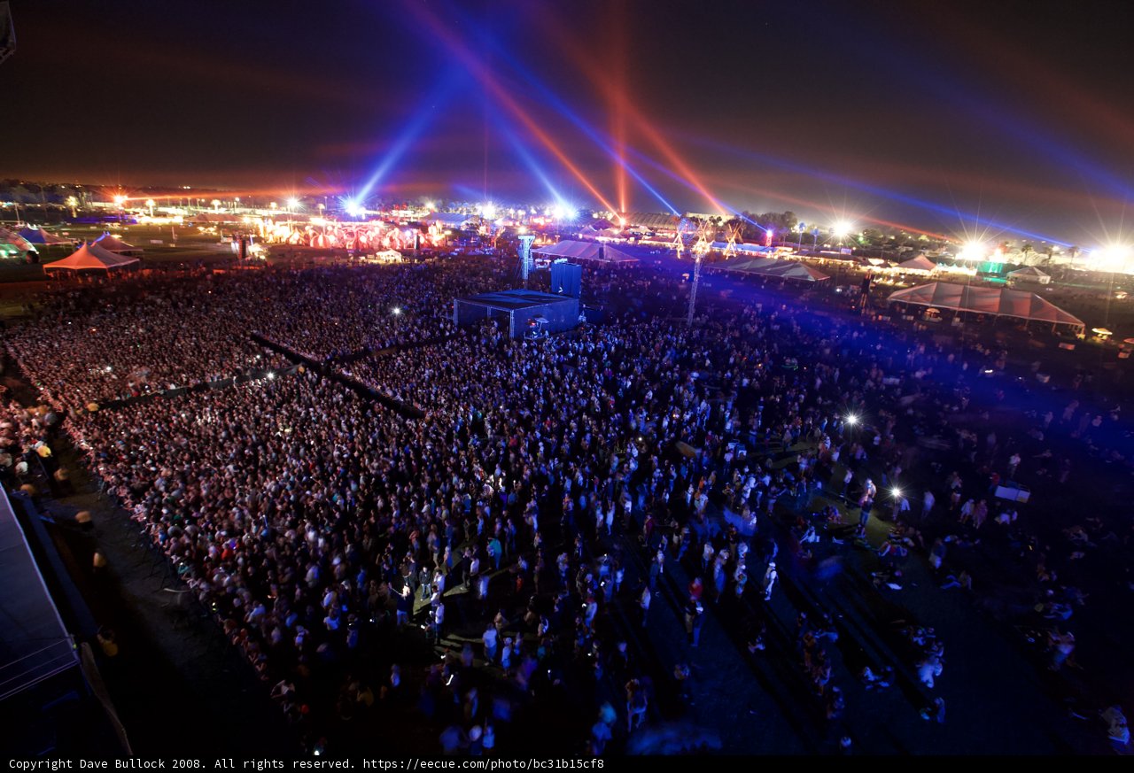 Lights and Lasers Galore at Coachella Music Festival