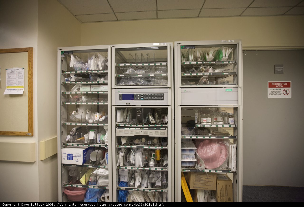 Well-Stocked Hospital Room