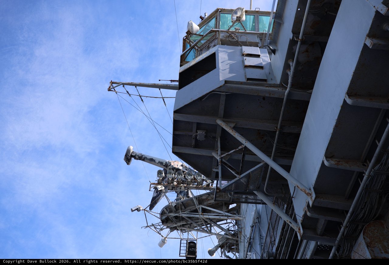 Industrial Tower Structure Against Clear Blue Sky