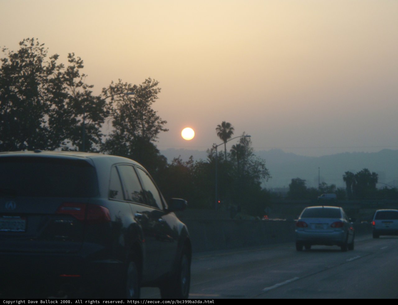 Driving into the Sunset