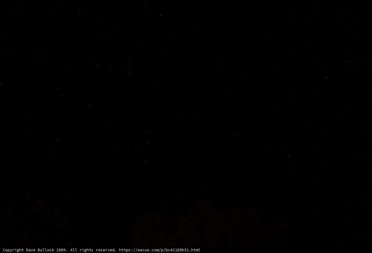 Starry Night in the National Park of the Americas