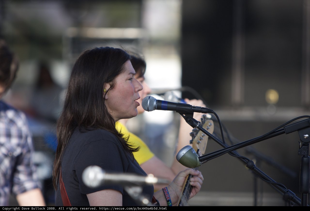 The Electrifying Performance of a Woman at Coachella 2008
